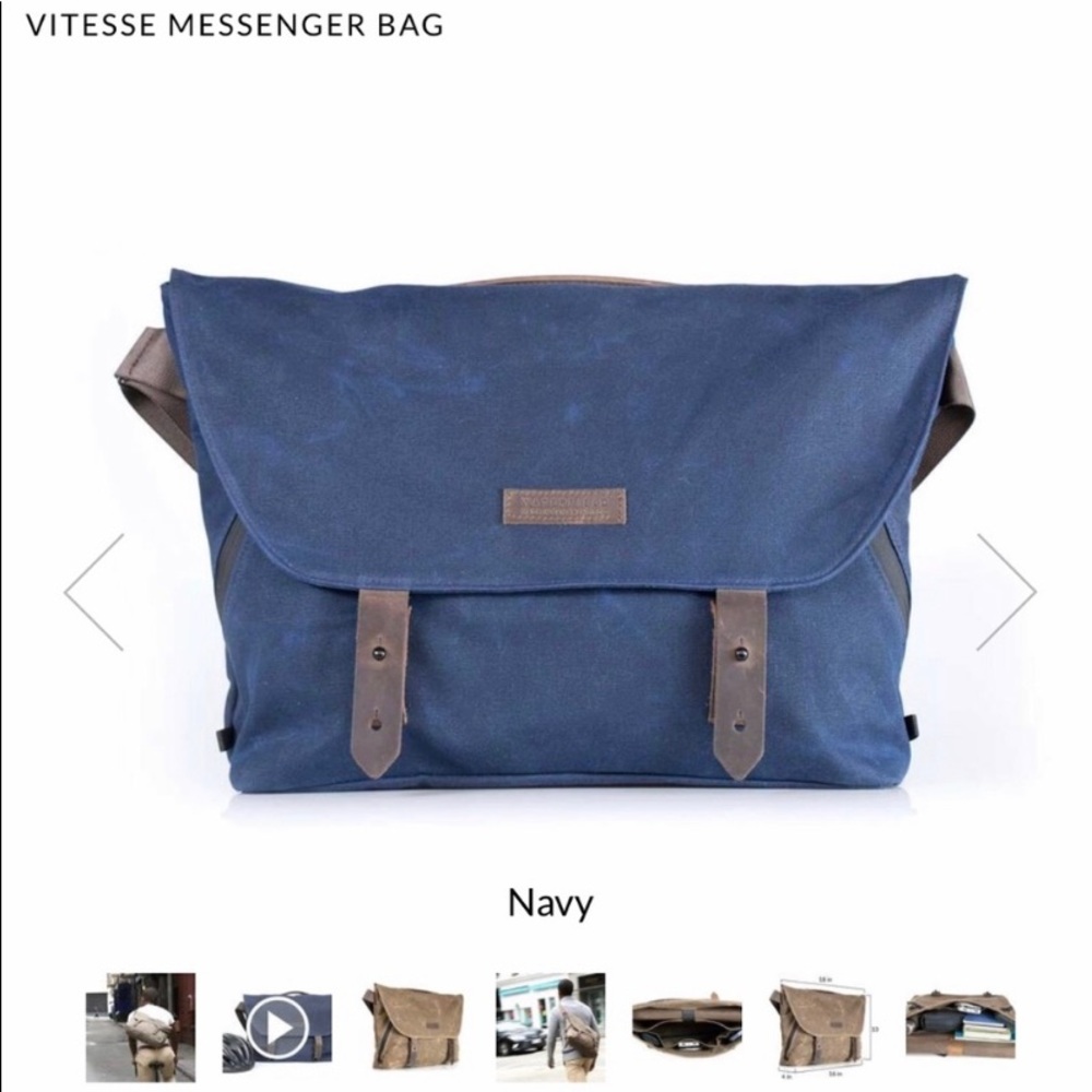 Vitesse Messenger Bag by Waterfield